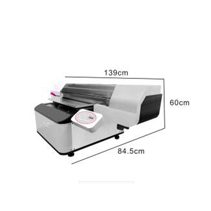 Impresora UV plana con cilindro de tinta blanca y color digital de 40 x 60