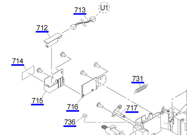 Placa multisensor EPSON Pro 4880 4800 4450 4400 4000 - 2080204