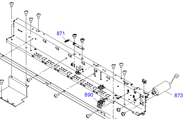 Motor EPSON Pro 4880/4800/4450/4400 CR - 2100038