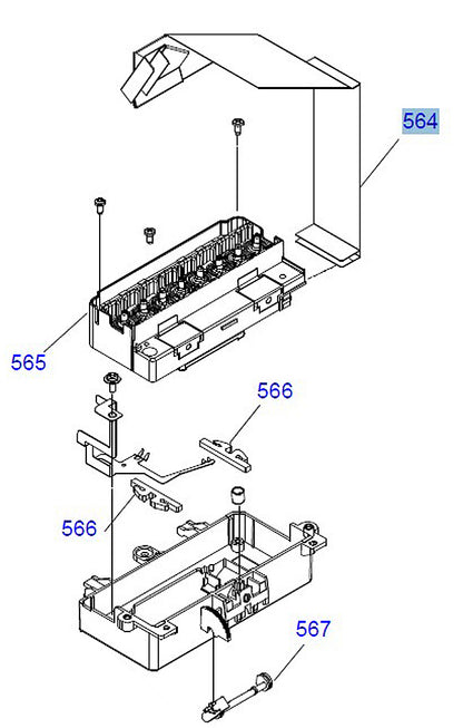 Cable/arnés de cabezal EPSON Pro 7880/7450/9880/9450 (sustituto) - 1534418