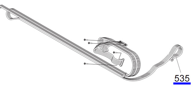 Tubo de tinta B (DERECHO) para EPSON P6000 P7000 P8000 P9000 / P6070 P7070 P8070 P9070 /Pro 7890 7700 7900 9700 9890 9900 - 1504182