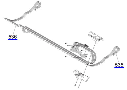 Tubo de tinta B (DERECHO) para EPSON P6000 P7000 P8000 P9000 / P6070 P7070 P8070 P9070 /Pro 7890 7700 7900 9700 9890 9900 - 1504182