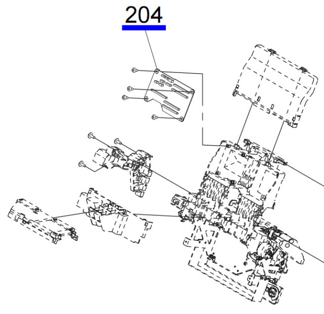 Conjunto de subplaca EPSON SC-P6000, P7000, P8000, P9000/P6070, P7070, P8070, P9070 (placa CR) - 2168574
