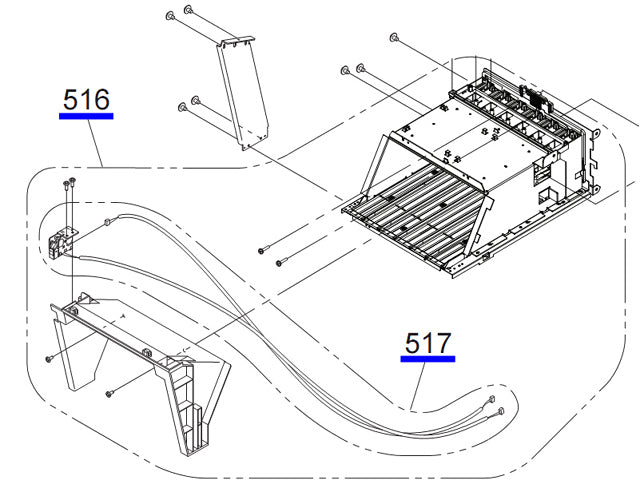 Soporte de tinta izquierdo EPSON Pro 7890 9890 - 1811656 / 1702236
