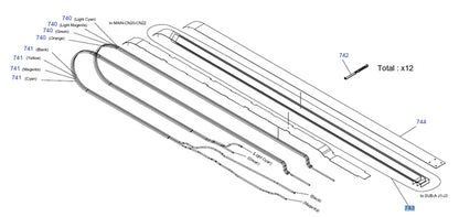 Arnés de cables FFC EPSON Pro GS6000 CR (imitación) - 2123092
