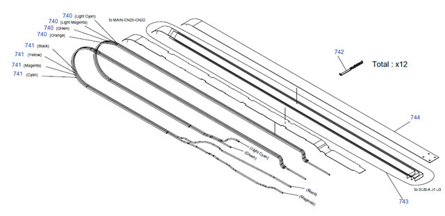 Tubo de tinta EPSON Pro GS6000 L - 1496340