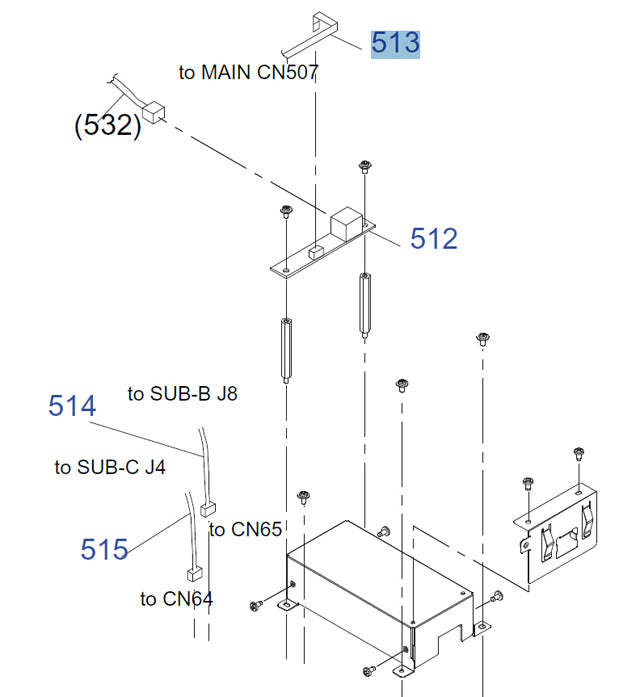 Arnés de cables FCC LVDS I/F para EPSON Pro GS6000 - 2123044