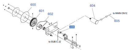 Conjunto de codificador EPSON Pro GS6000 PF - 2123061