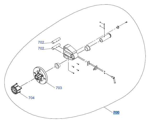 Soporte para rollo de material EPSON Pro GS6000 L2 - 1496329