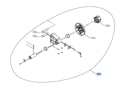 Soporte para rollos de papel EPSON Pro GS6000 R2 - 1496330