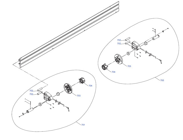 Soporte para rollos de papel EPSON Pro GS6000 R2 - 1496330
