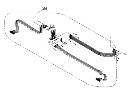 EPSON SURECOLOR F2000/F2100 TUBO, SUMINISTRO, CONJUNTO, ASP - 1619804