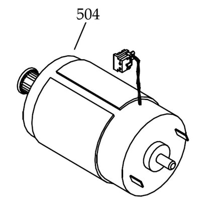EPSON L110/L210/L300/L350/Sx235w/Sx435w/Sx440w/Wf-2010/Wf-2510/Wf-2520NF/Wf-2530/Wf-2540/Wf-2630 Motor de filtro de partículas 1548502