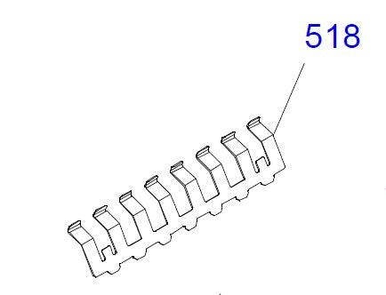 EPSON Pro 7400/7450/7800/7880/9400/9450/9800/9880 Resorte de sujeción, volcador - 1305819