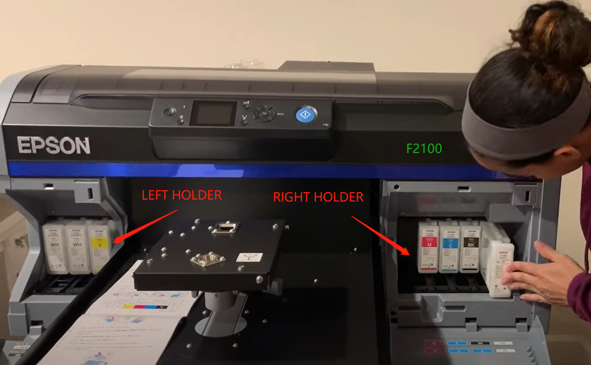 EPSON F2100 F2130 F2140 F2150 F2170 CONJUNTO DE PORTADOR DE TINTA (DERECHO) - 1882980 / 1748914