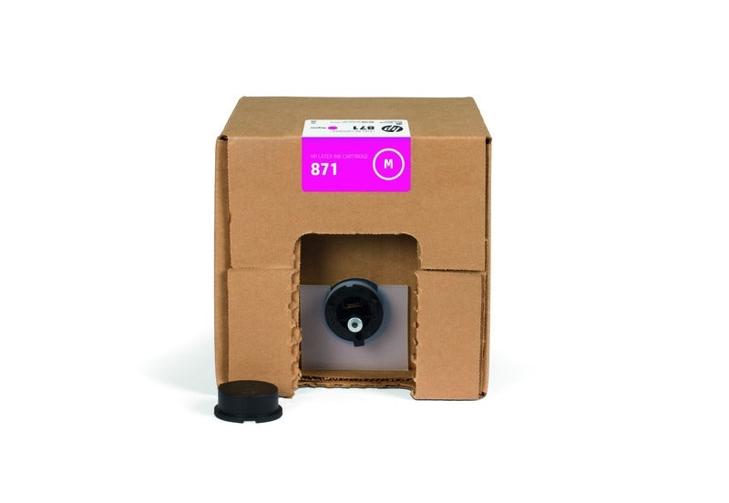 Cartucho de tinta Latex HP 871A magenta de 3 litros para Latex 370 y 570 - G0Y80D