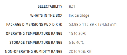 Cartucho de tinta optimizador HP 821 de 400 ml para impresoras Latex 110 y 115 - G0Y92A