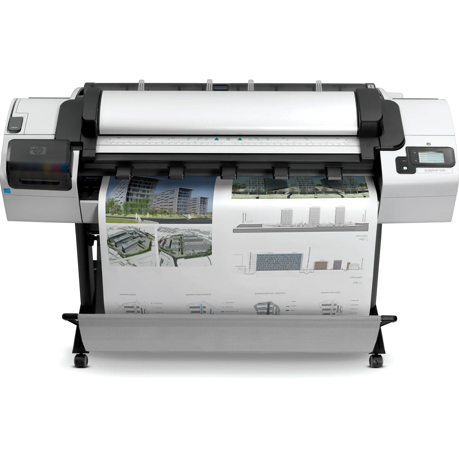 Impresora multifunción HP Designjet T2300 PS de 44&quot; (CN728A) - Reacondicionada (1 año de garantía) 