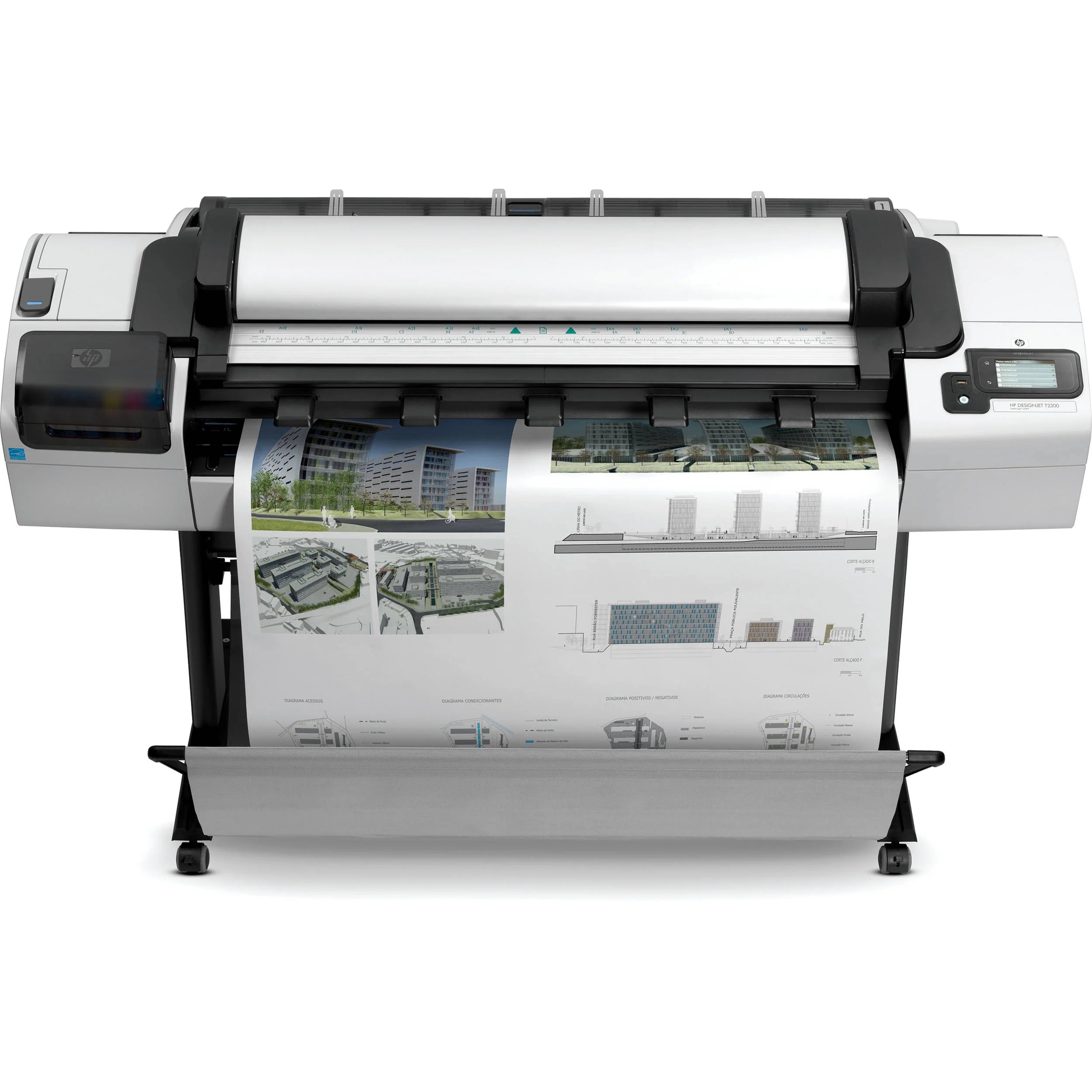 Impresora multifunción HP Designjet T2300 PS de 44&quot; (CN728A) - Reacondicionada (1 año de garantía) 