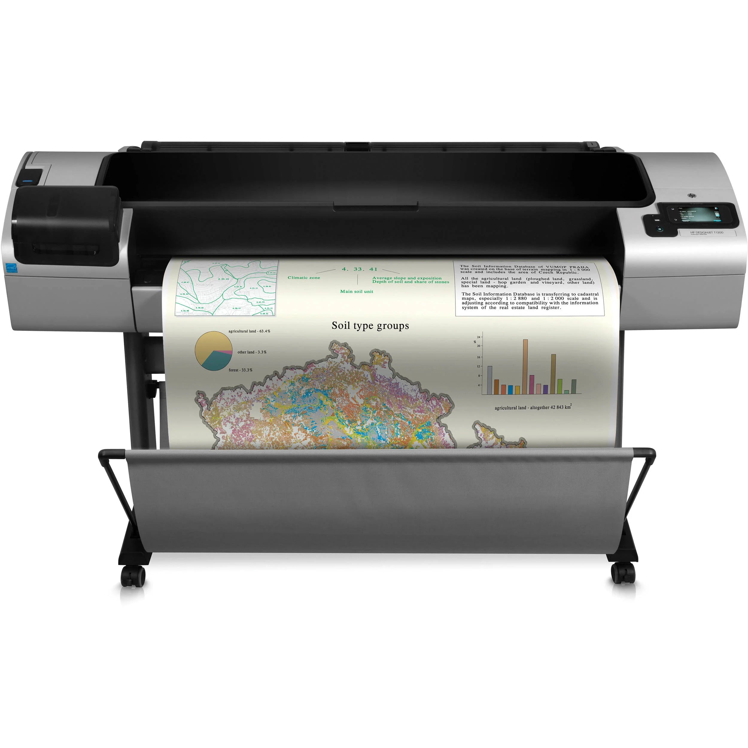 Impresora HP Designjet T1300 de 44&quot; - Reacondicionada (90 días, 1, 2, 3 o 4 años de garantía/con accesorios)