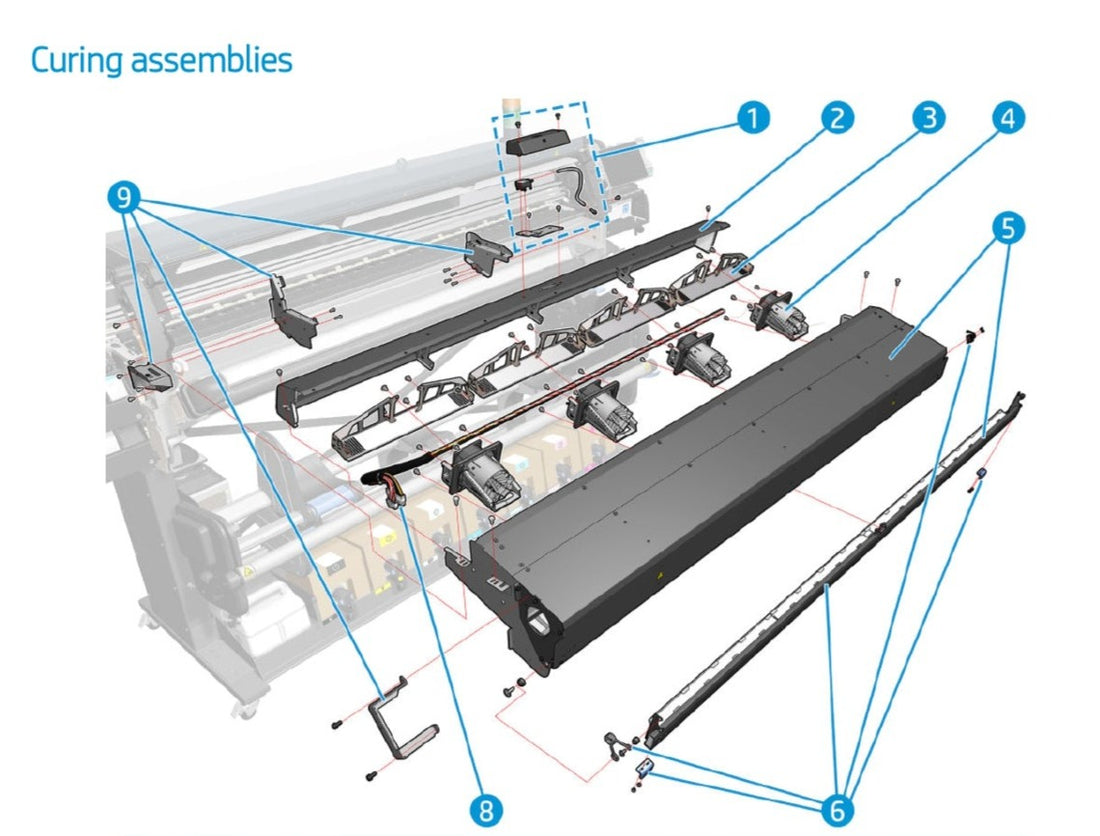 Presión de impacto para la serie HP Latex 560 (M0E29-67052) - Nuevo
