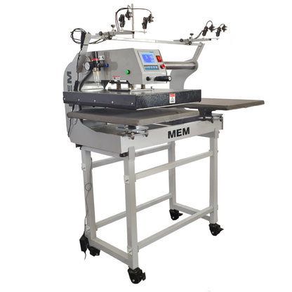 MEM 16" x 20" Semi-Automatic Pneumatic Double Station Heat Press with Laser Positioning System