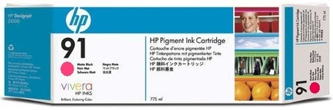 Cartucho de tinta pigmentada DesignJet HP 91 (775 ml) magenta para DesignJet Z6100 - C9468A / Parcialmente usado