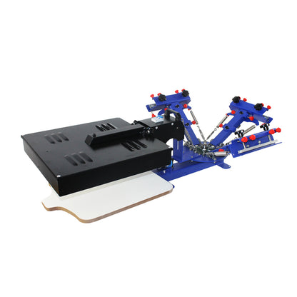 Micro-adjust 3 Color 1 Station with Dryer Screen Printing Press Machine Printer Equipment