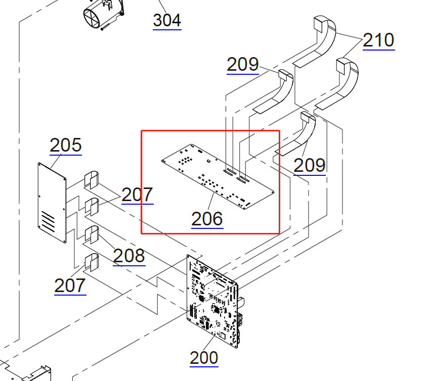 EPSON SureColor P7500 P7550 P7570 / P9500 P9550 P9570 PLACA DE CONTROL - 2199857