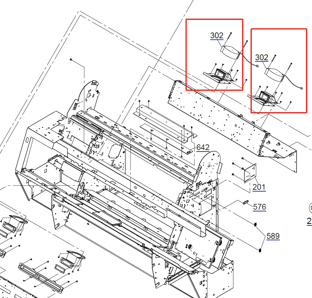 EPSON SureColor P7500 P7550 P7570 / P9500 P9550 P9570 / T3400 T3400N T3405 / T5400 T5400M T5405 VENTILADOR DE SUCCIÓN - 2186088