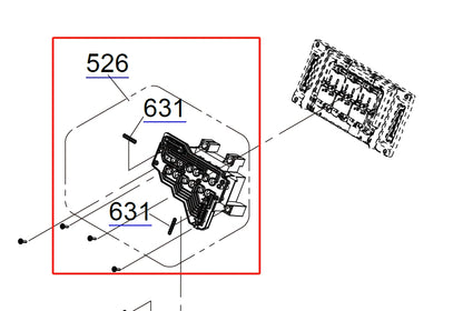 EPSON SureColor P7500 P7550 P7570 / P9500 P9550 P9570 Conjunto de compuerta / Conjunto de compuerta ONCR - 1821515