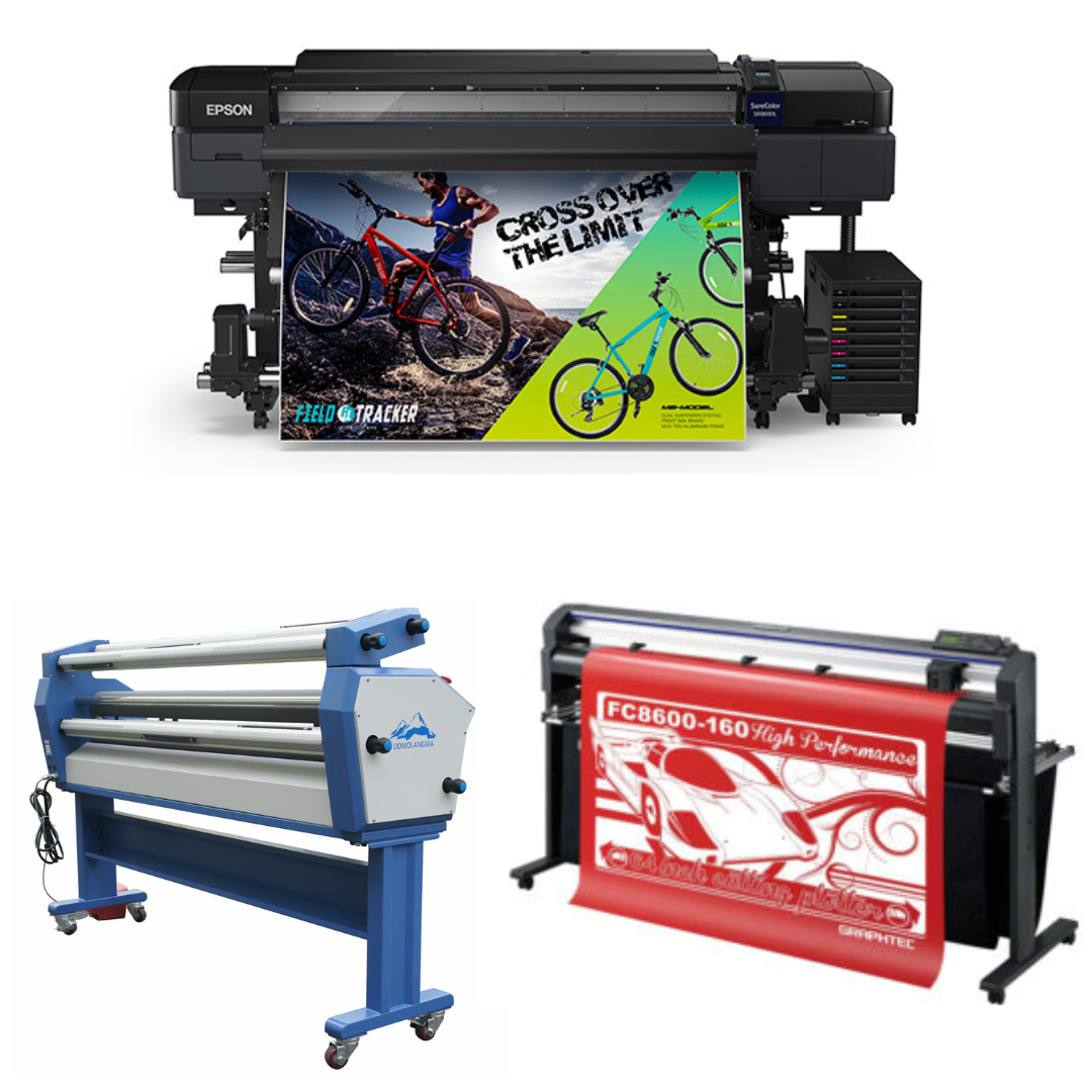 Impresora Epson SureColor S60600L de 64" rollo a rollo de tinta solvente de 4 colores a granel