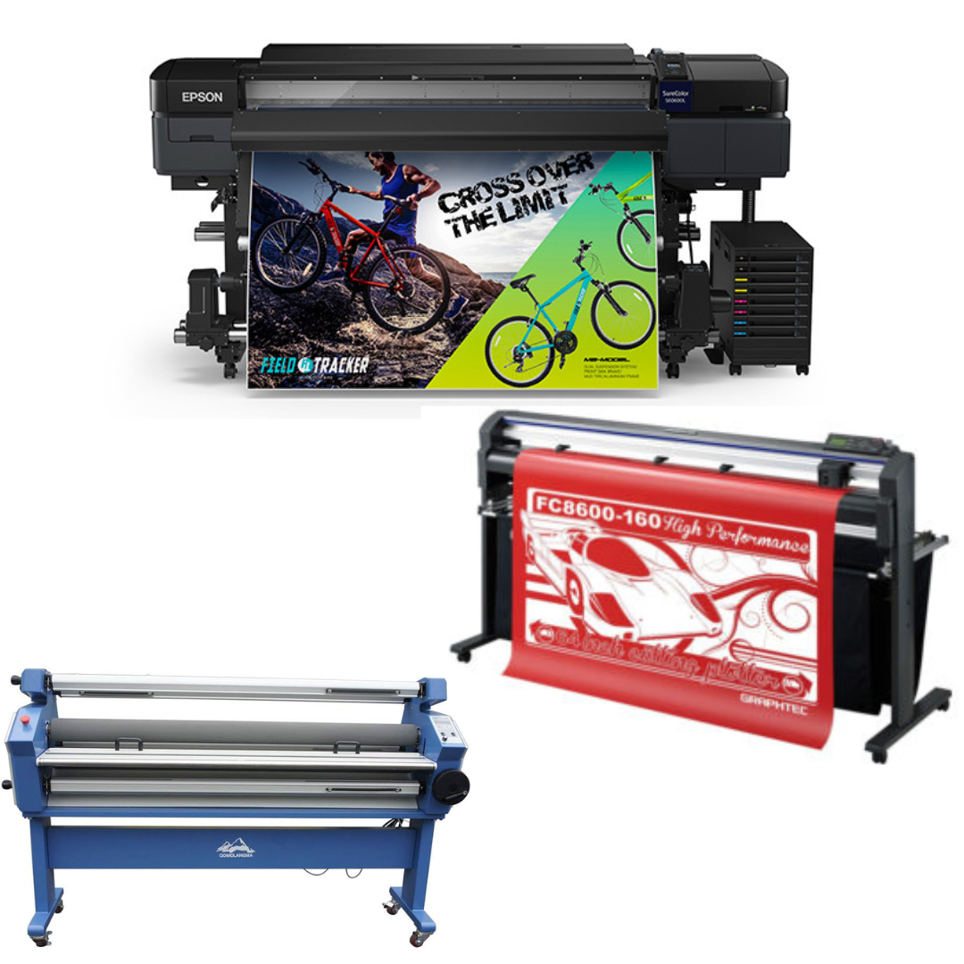 Impresora Epson SureColor S60600L de 64" rollo a rollo de tinta solvente de 4 colores a granel