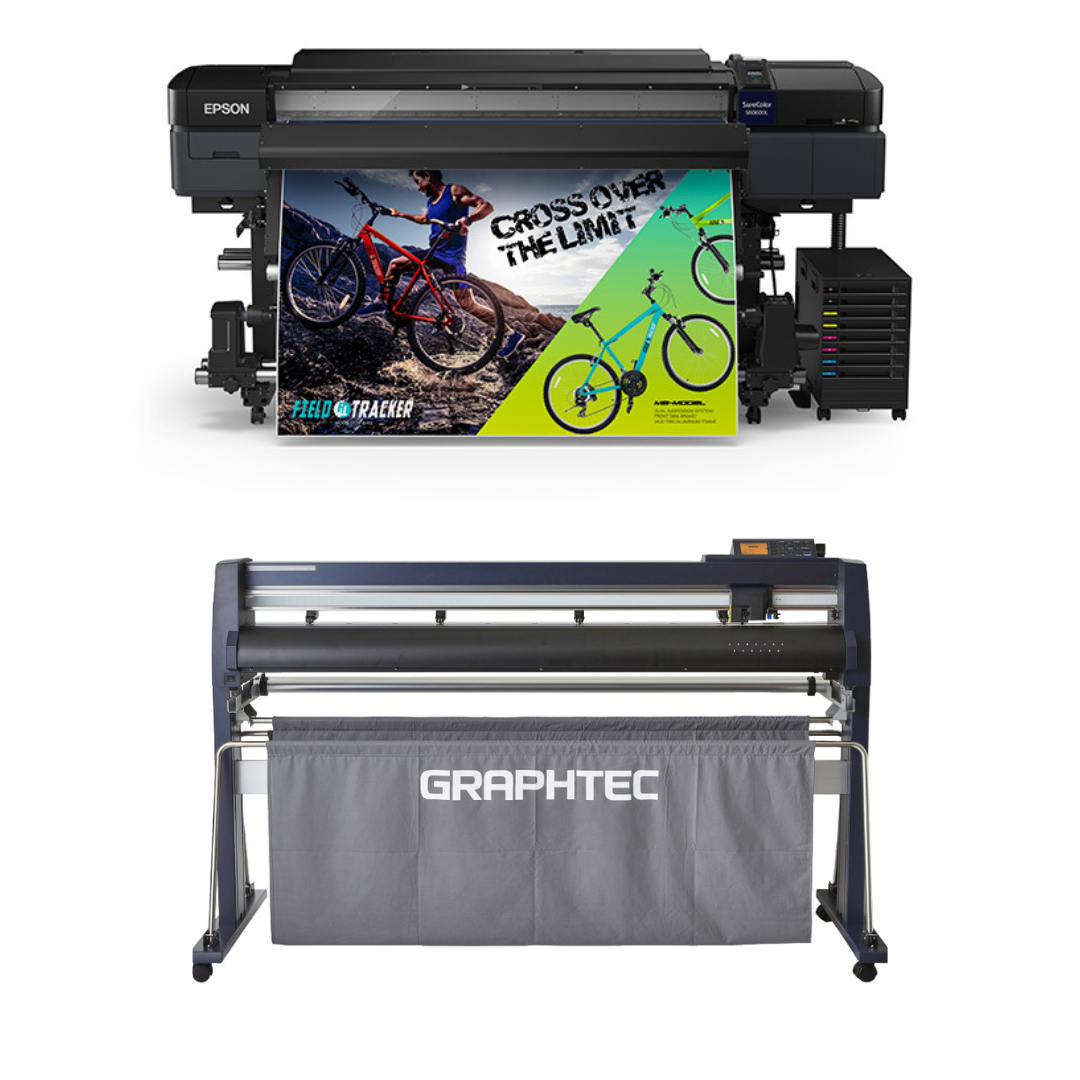 Impresora Epson SureColor S60600L de 64" rollo a rollo de tinta solvente de 4 colores a granel