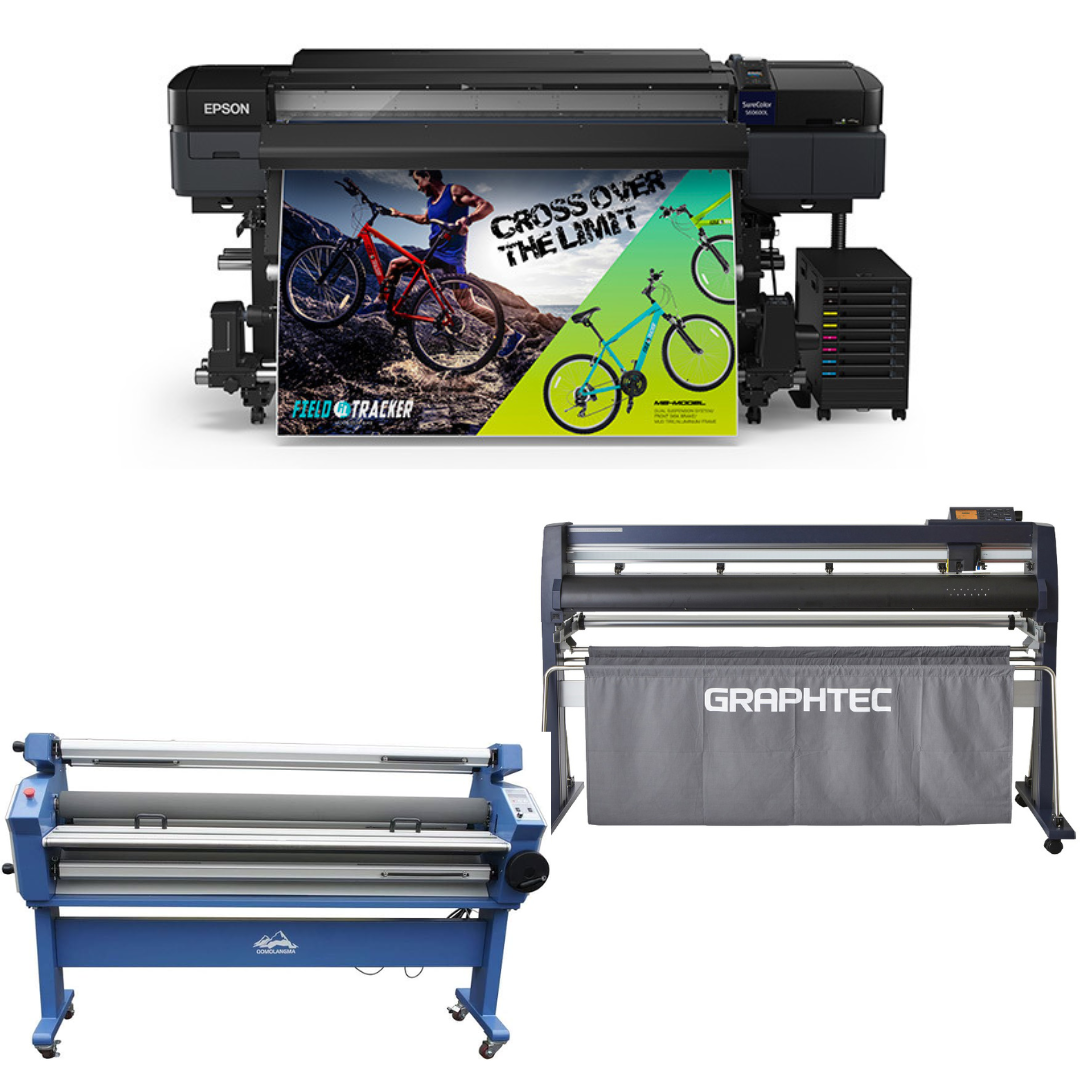 Impresora Epson SureColor S60600L de 64" rollo a rollo de tinta solvente de 4 colores a granel