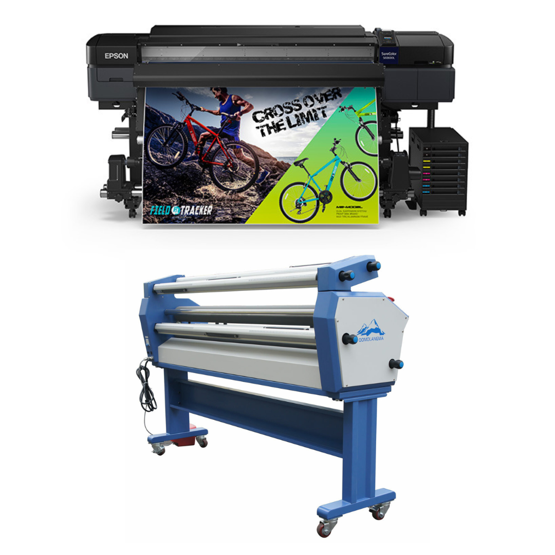 Impresora Epson SureColor S60600L de 64" rollo a rollo de tinta solvente de 4 colores a granel