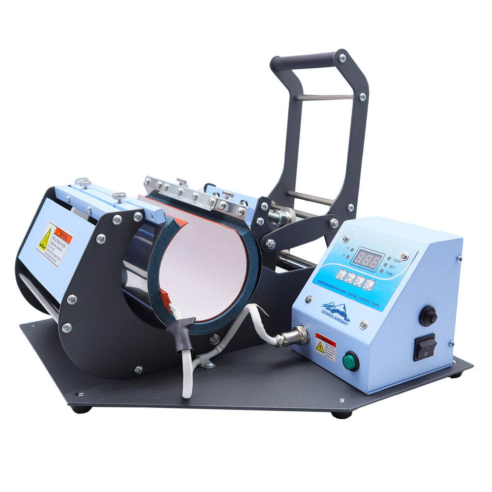 Prensa para tazas Qomolangma para vasos delgados de 20 oz, latas de vidrio con degradado de color por sublimación