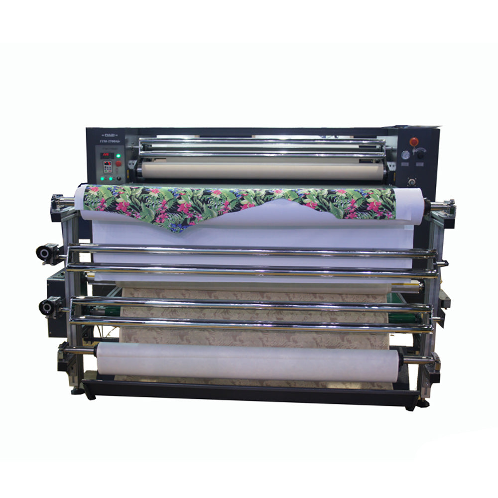 Calandra de transferencia térmica de gran formato de 67 pulgadas, rollo a rollo, tipo producción