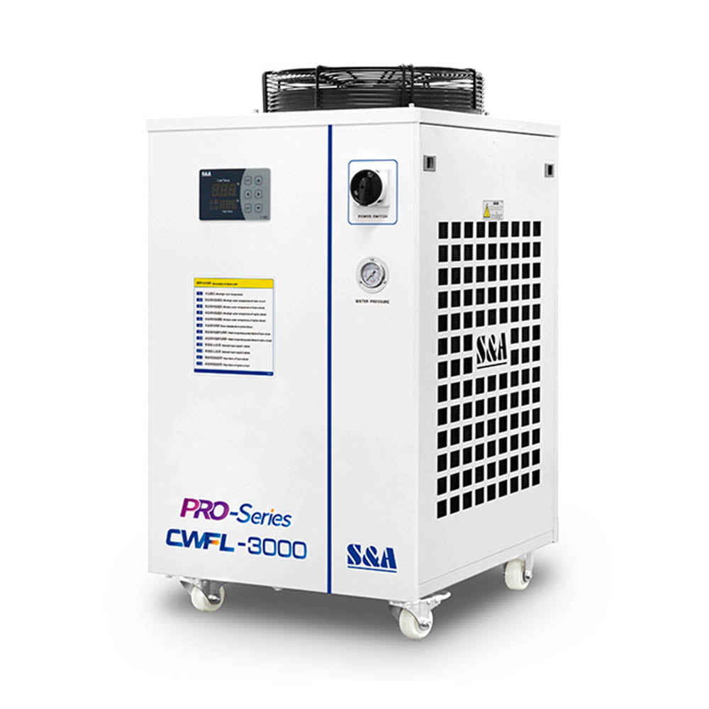 S&amp;amp;A CWFL-3000BN Enfriador de agua industrial para láser de fibra 3000W AC 1P 220V, 60Hz