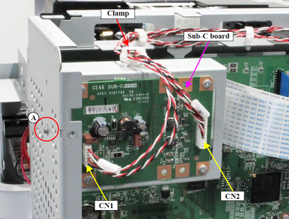 Placa de relés LED EPSON SC-S40600 S60600 S80600 / P7500 P9500 B9000 / F9300 F9400 F10000 R5000 - 2175354