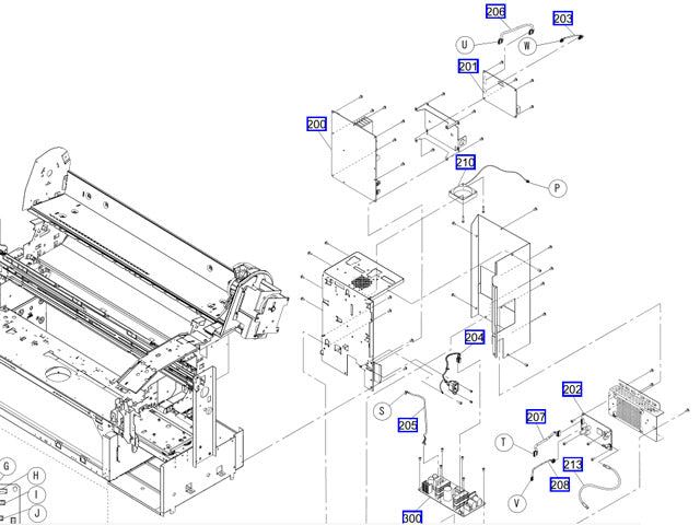 Conjunto de placa principal EPSON SC-T3000, B - 2158451, 2144077