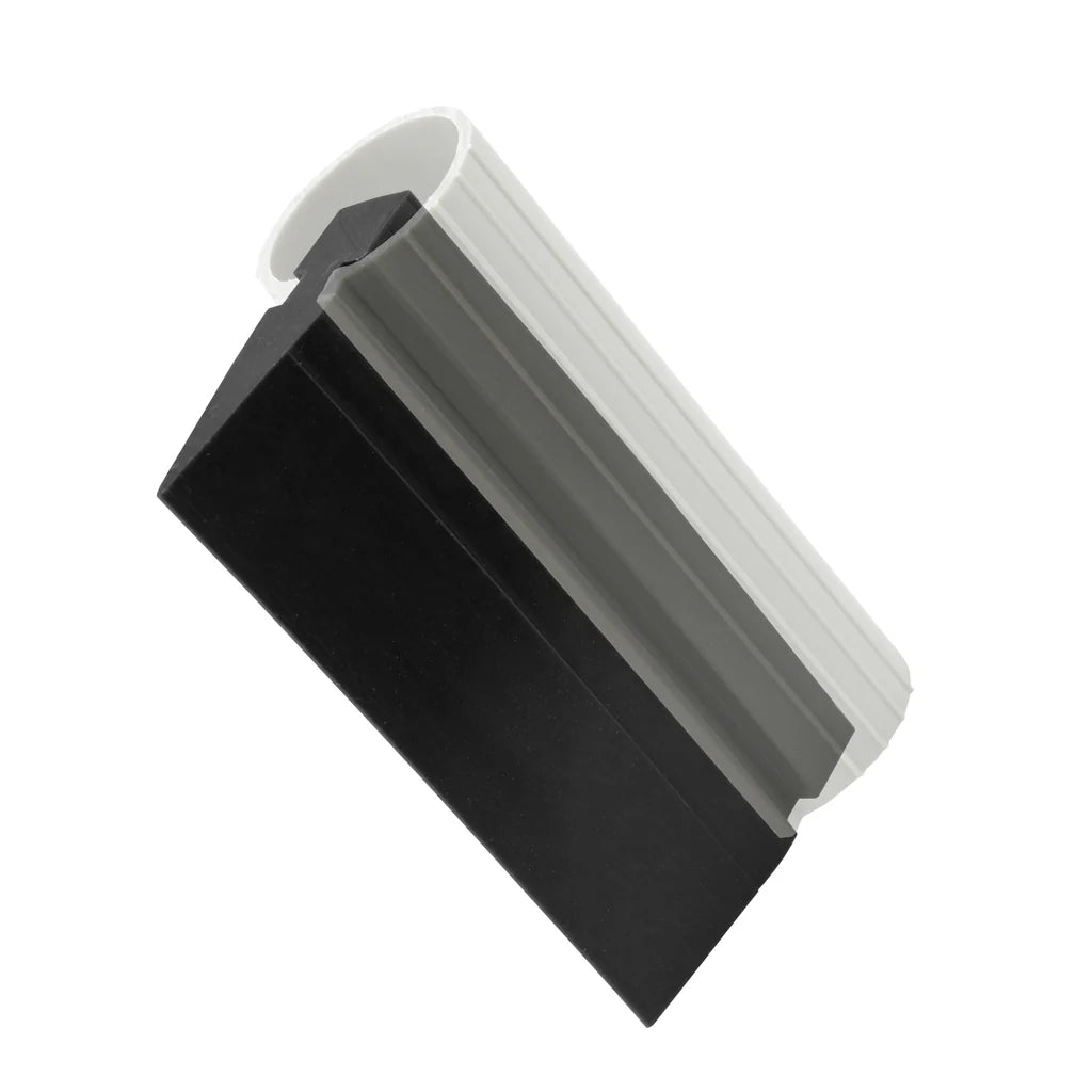 4" Silicone Black Turbo Squeegee (12cm Width) Window Household Cleaning Tool