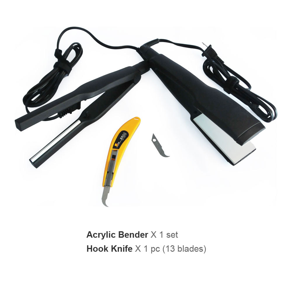 Máquina dobladora manual de lujo para hacer letras acrílicas, tipo A+U