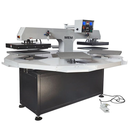 MEM 16"x20" Automatic Pneumatic 2-Head 6-Station Carousel Heat Press Machine