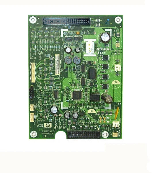 Placa de circuito impreso del mecanismo de impresión para las impresoras fotográficas HP Designjet Z3100, Z3200 y Z2100 (Q6675-60018) - Nueva