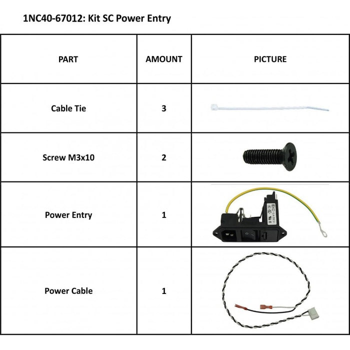 Kit Summa SummaCut con entrada de potencia SC (1NC40-67012) 