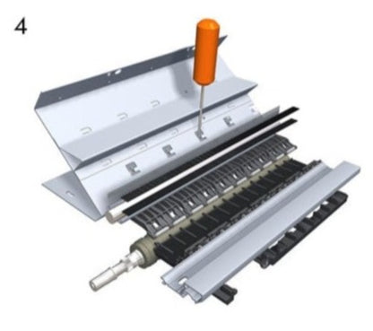 Kit de calibración de avance de papel - Para los plotters HP Designjet T620, T770, T1120, T1200, T2300, T1700, Z5200, Z6, Z9+ de 44 pulgadas (Q6687-60093)