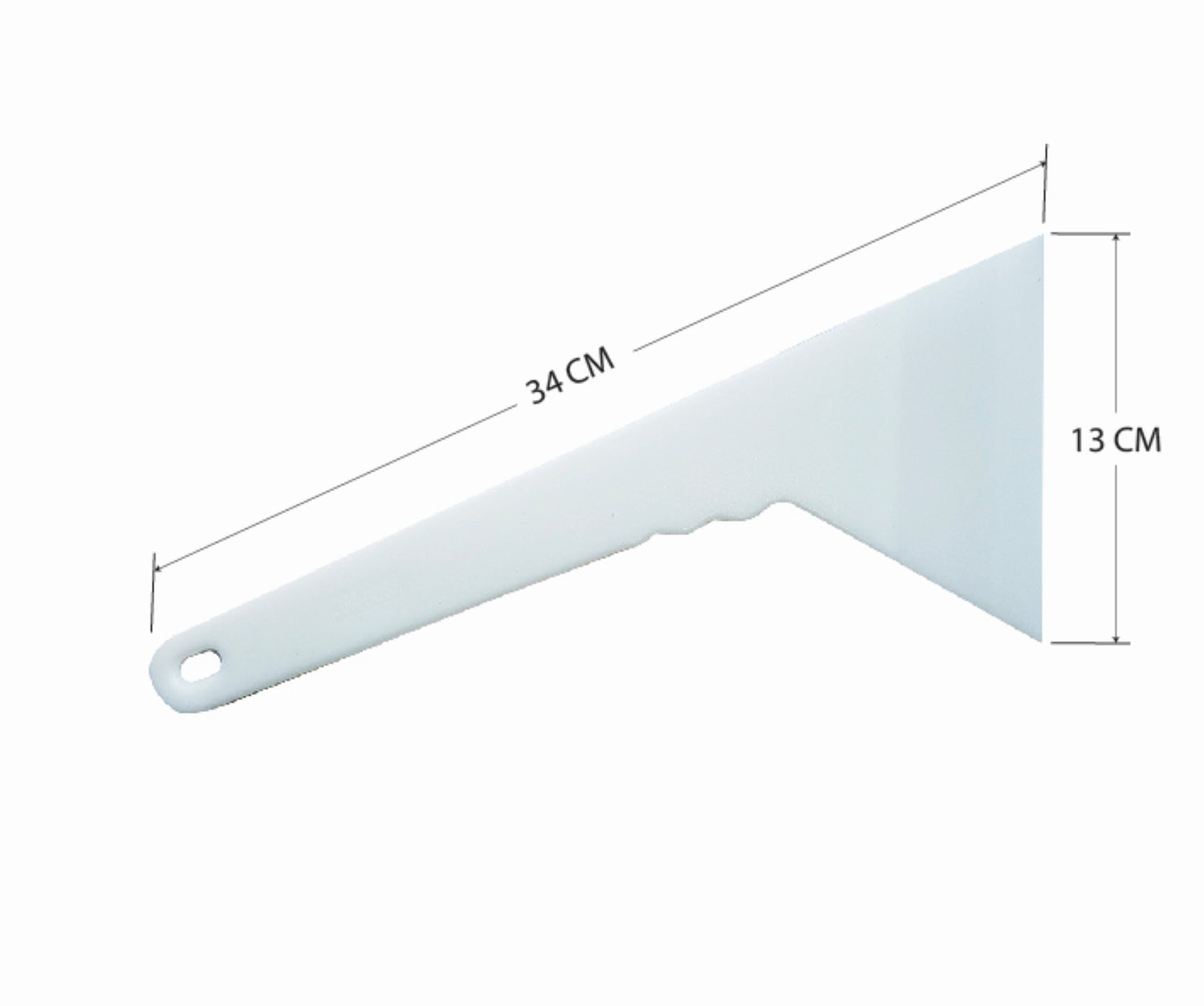 Long Handle Squeegee With Right Bend Edge (Right Hand Use) / 34 x 13cm (3 pcs)