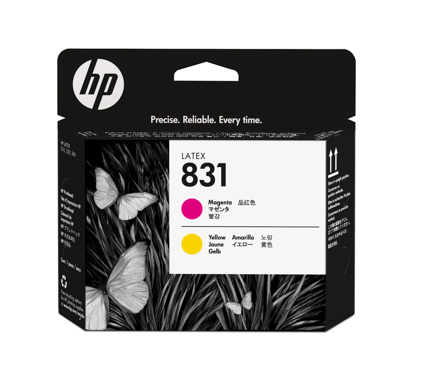 Cabezal de impresión amarillo/magenta HP 831 para impresoras HP Latex series 100, 300 y 500 - CZ678A
