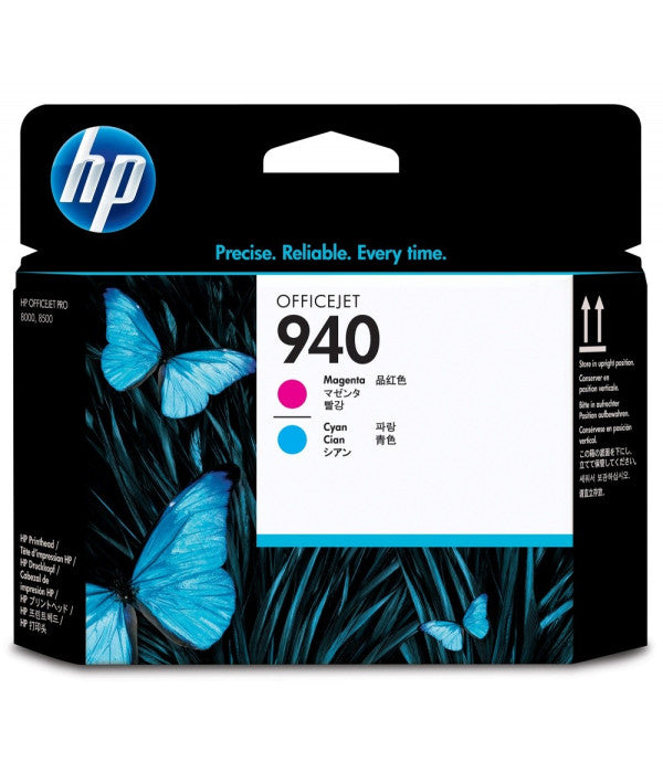 Cabezal de impresión magenta/cian HP 940 para HP Officejet Pro serie 8000 y 8500 - C4901A
